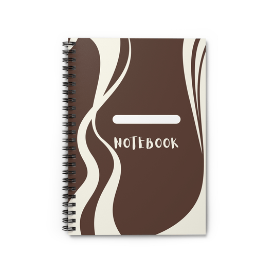aesthetic brown notebook - printable & instant download (A4 size)