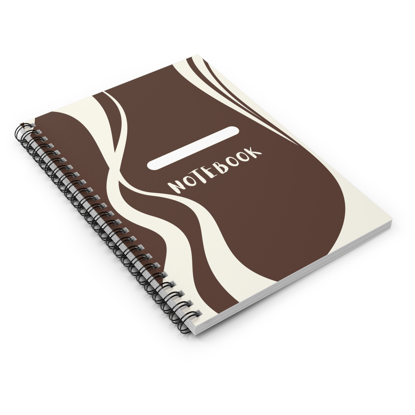 aesthetic brown notebook - printable & instant download (A4 size)