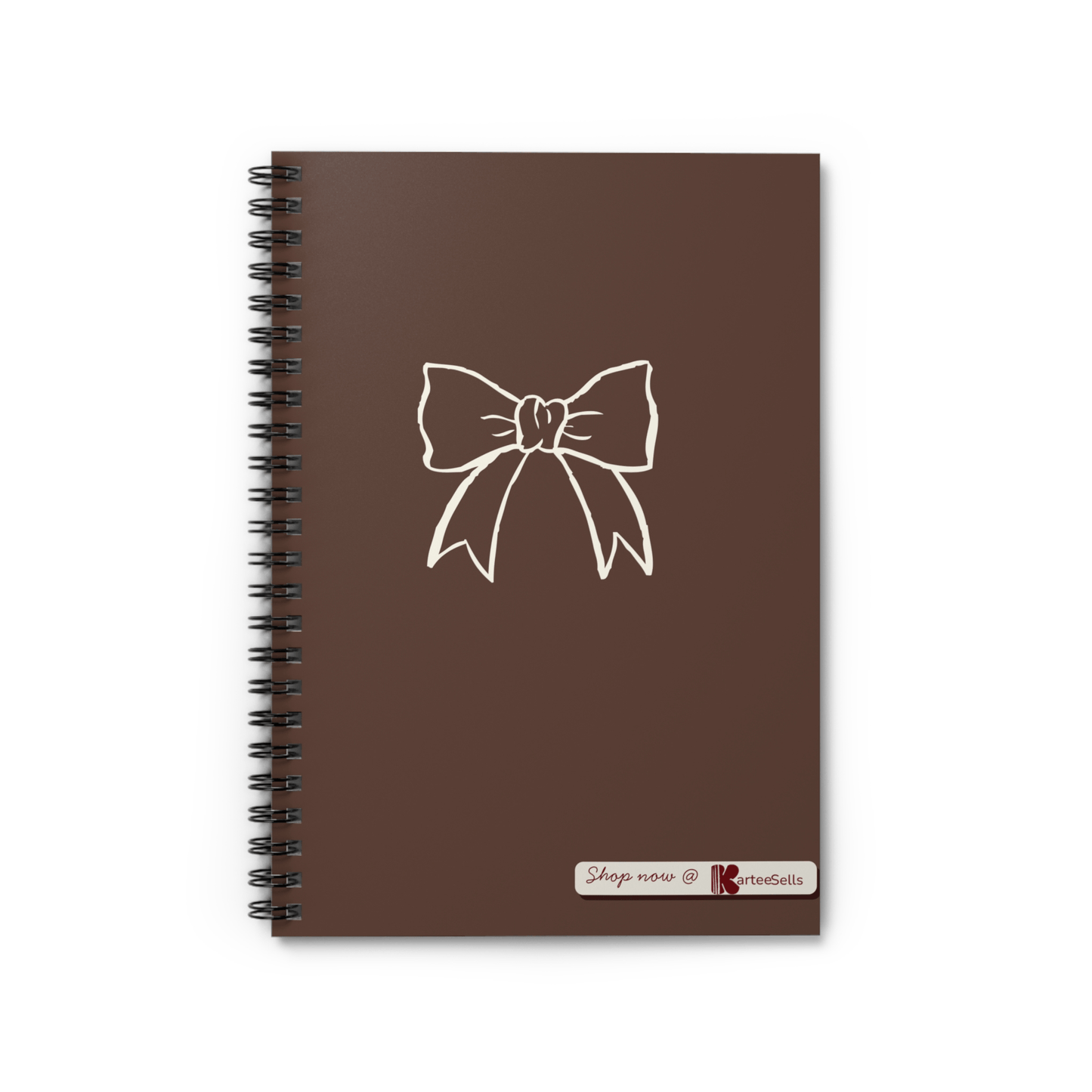 aesthetic brown notebook - printable & instant download (A4 size)